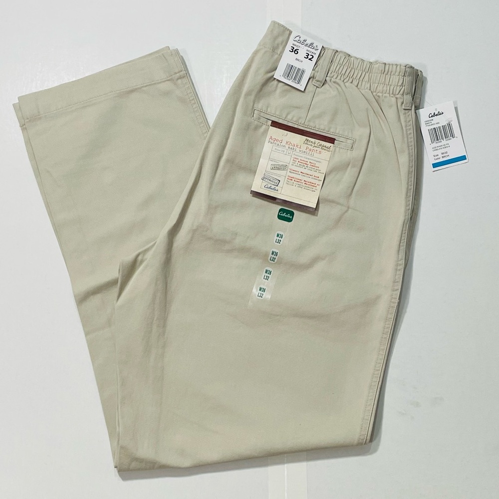 Cabela's Men’s Aged Khaki Relaxed-Fit Pants in Birch